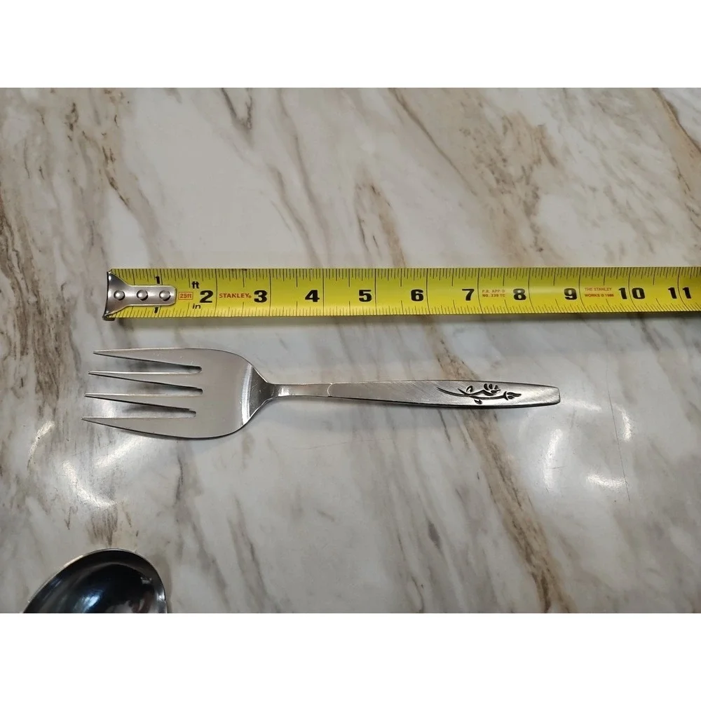 Vtg Rebacraft Stainless Japan Soup Ladel, Butter Knife, Serving Fork Replacement